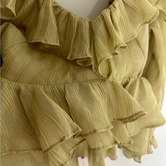 *SOLD* NWT Anthropologie En Elly V-Neck Ruffle Blouse - Picture 10 of 13